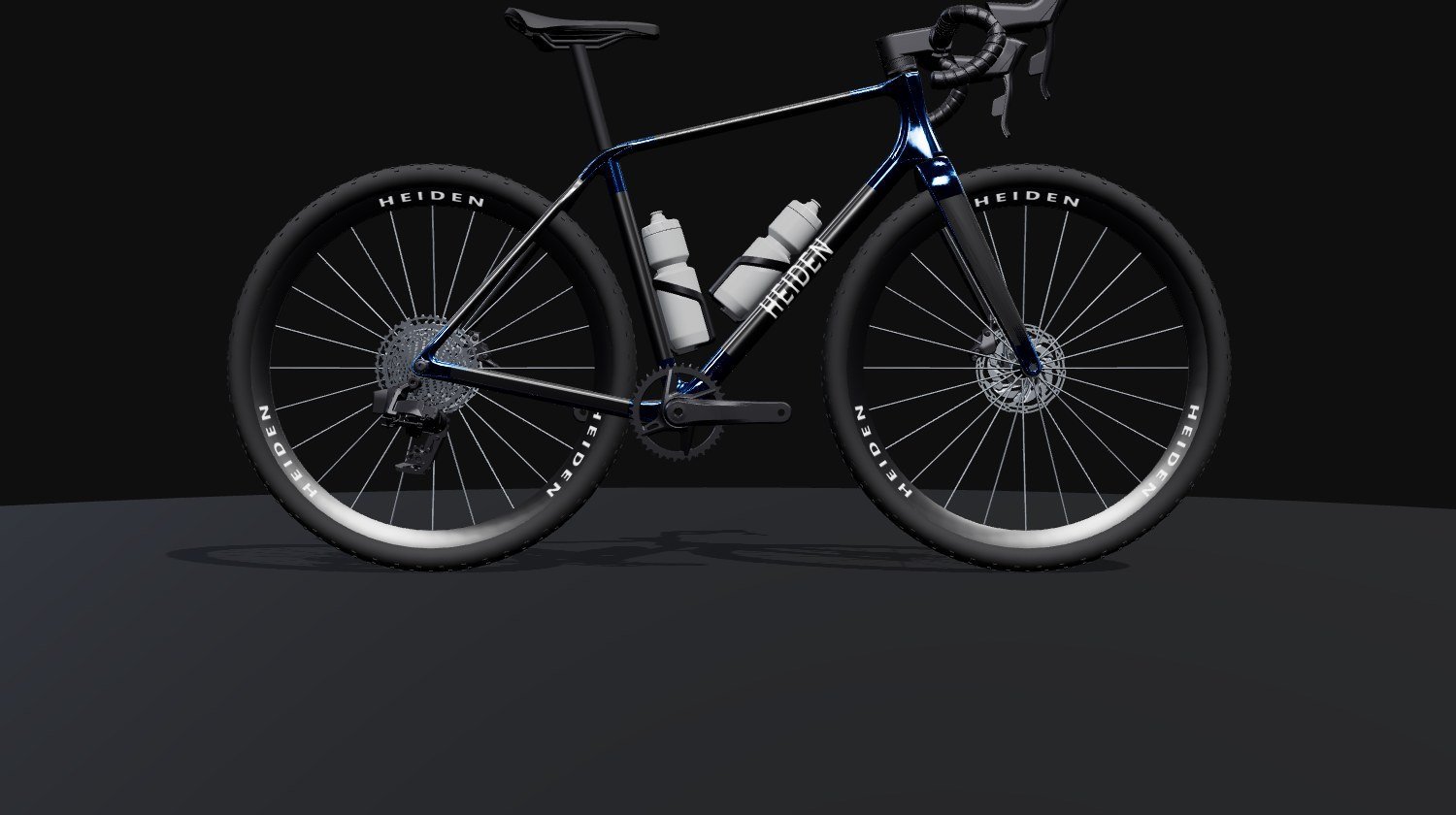 Render of a Heiden frame from the builder